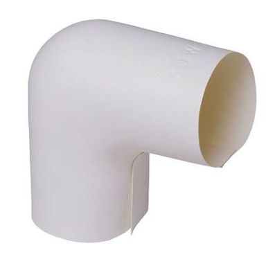 Danmat Iso Systems 316012020 Plastbøjning 90°, hvid, trykbøjning