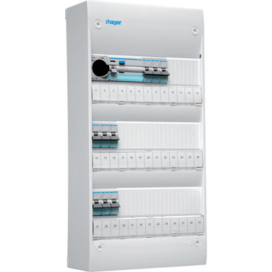 Hager GD313SF Centralapparat Typ: Gamma, IP30