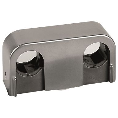 Faluplast Snap 14007 Rørklemme matt krom, 10-pakning