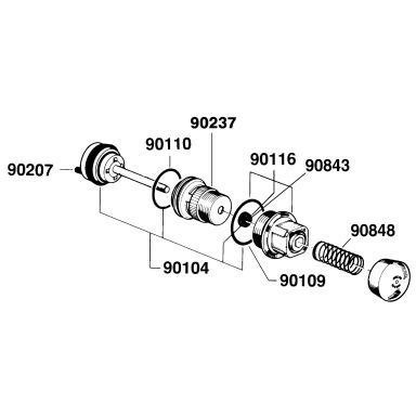 PRESTO WS 90104 Reservedelssæt