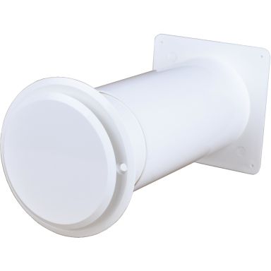 Flexit 02299 Kaappiventtiili 80 mm, valkoinen