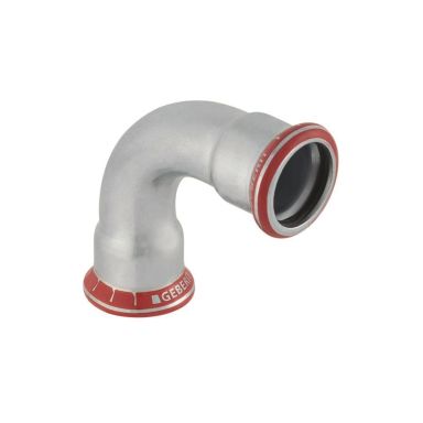 Geberit 1550905 Taivutettu putki 90°, 2 holkkia