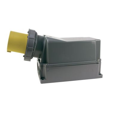 Garo IIV 2125-4 S + RI Vegginntak IP67, 3-polet, 125 A