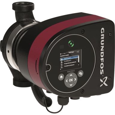 Grundfos MAGNA3 25-60 N 180 Kiertovesipumppu 1 1/2", 84 W, 0,75 A