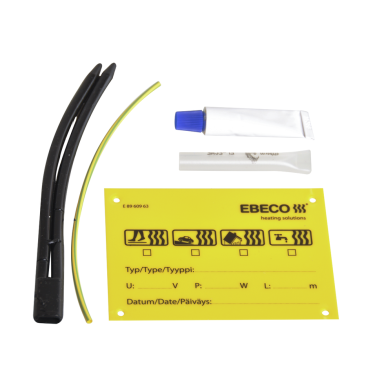 Ebeco 8960419 Tilkoblingssett for F10, silikon