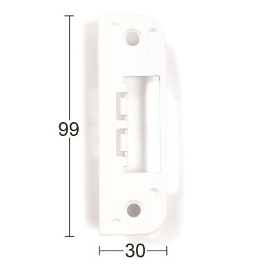 ASSA 6510 Sluttstykke 99 x 30 mm, 5-pakning