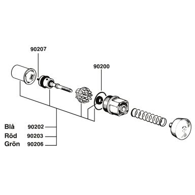 PRESTO WS 90202 Reservedelssæt