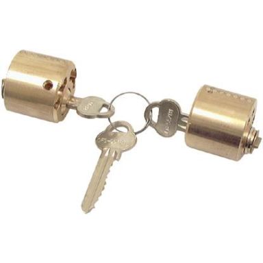 ASSA 712 Låsesylinder med 3 nøkler, dobbelt