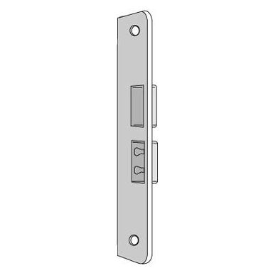 ASSA 2860-1 Slutblik flad, galvaniseret