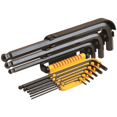 Ironside 114010 Kuusiokoloavainsarja 9 osaa, kuusio, 1,5-10 mm