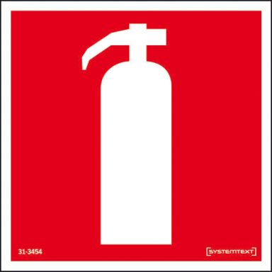 Systemtext 313454 Brannskilt
