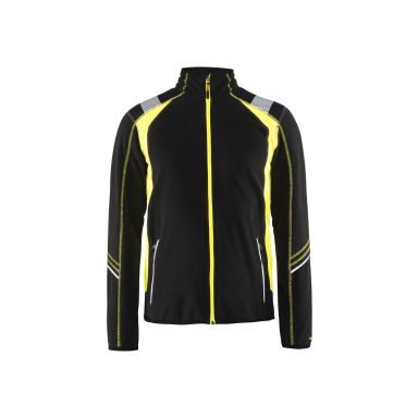 Blåkläder 499310109933XXL Fleecetakki musta/huomiokeltainen