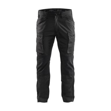 Blåkläder 145918459900C52 Håndværkerbukser med stretch, sort