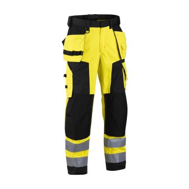 Blåkläder 156818113399D108 Benklæder med refleks Hi-vis gul/sort, kunsthåndværk