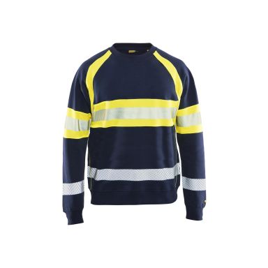 Blåkläder 335911589933M Hi-vis trøje sort/høj synlighed gul