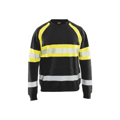 Blåkläder 335911589933XL Hi-vis trøje sort/høj synlighed gul