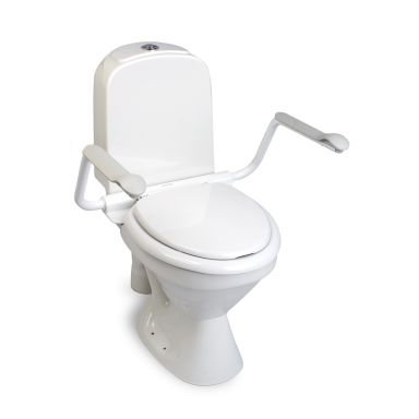 Etac Supporter Toiletstøtte Hvidlakeret, fold-up