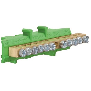 Hager KM11E Jordplint 60 A, mässing