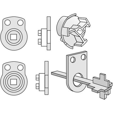 ASSA 468436800057 Vridergrebsmedbringer Galvaniseret