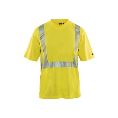 Blåkläder 338610133300M T-skjorte varselgul, UV-beskyttet, varsel