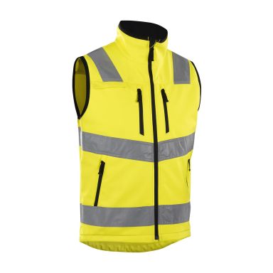 Blåkläder 304925173300XL Hi-vis vest Høj synlighed gul, softshell