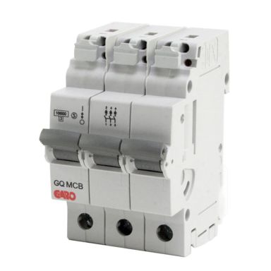 Garo MCB GQ C310 Miniatyrbryter 3-polet, C-karakteristikk