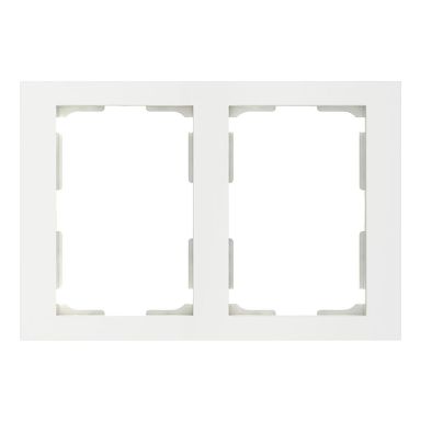 Elko Plus Kombinasjonsramme for 2-veisuttak, hvit