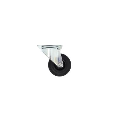 Tente 3370PVR080P62 Hjul gummi, plade 105x85 mm