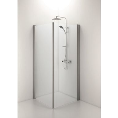 Contura Space SPNK 800 Dusjvegg rett, med håndtaksprofil