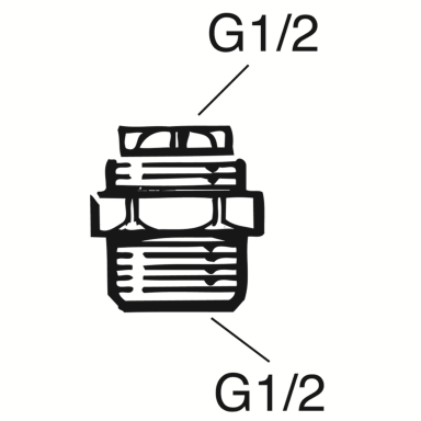 Gustavsberg GB41632814 02 Innløpsventil for termostatblander