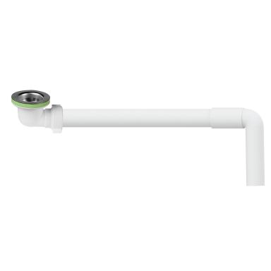 Faluplast 70810 Badekarsavløp 120 x 835 mm, DN32, med vinkelventil