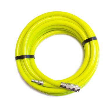 IP PVC 15033 Trykkluftslange  hurtigkobling, ftalatfri, gul/grön