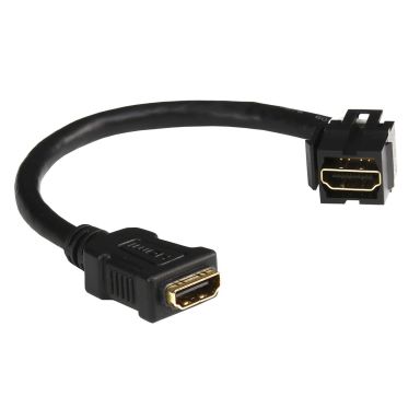 Schneider Electric INS64220 HDMI-kabel 1 stickkontakt, 0,2 m