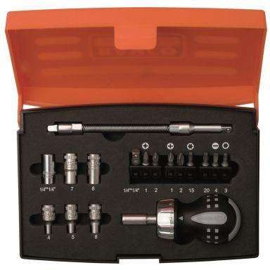 Bahco 808050S-18 Spærrskruetrækkersæt 18 dele