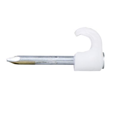 Schneider Electric TC 2021012 Spikerklips for rund kabel, 5–7 mm, 100-pakning