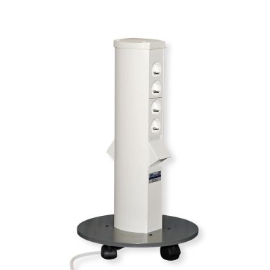 MP bolagen U615V Uttakspost med bremset hjul på plate