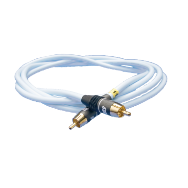 SUPRA 1001905312 Subwoofer-kabel 2 x Cinch, hann/hunn