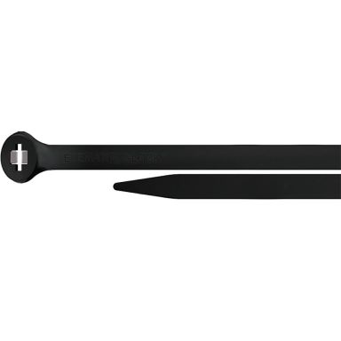 Elematic 9006019 Buntband svart, 2-lock, 100-pack