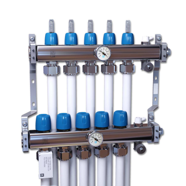 LK Systems 2419359 Värmekretsfördelare rostfritt stål