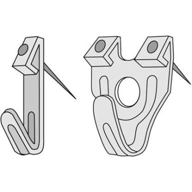 Thuresson Fastening 131316 X-koukku terästä