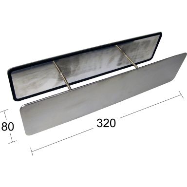 Habo 15018 Peitelevy postiluukkuun