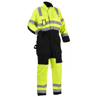 Blåkläder 637318043399C56 Kjeledress varsel, varselgul/svart
