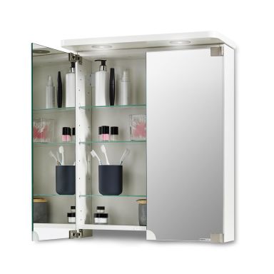 Skånebeslag Diamant Speildør 239 x 655 mm, venstre/høyre