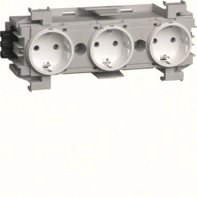 Hager GS30019010 Pistorasia 3-osainen, 180 mm