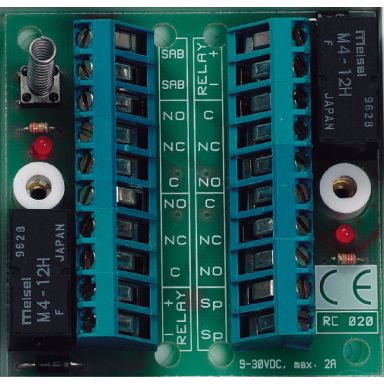 Alarmtech RC 020 Relækort 9-30 V DC