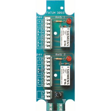 Alarmtech 3066.01 Relæ terminal blok 2 relæer, 24 V DC