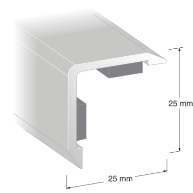 Duri 1163801 Hörnskydd självhäftande