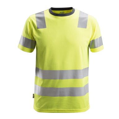 Snickers 2530 AllroundWork T-paita huomiotakki, keltainen