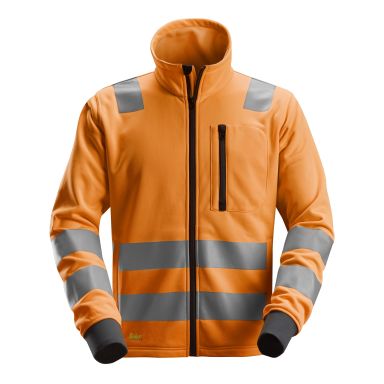 Snickers Workwear 8036 AllroundWork Fleecetakki heijastimet, oranssi