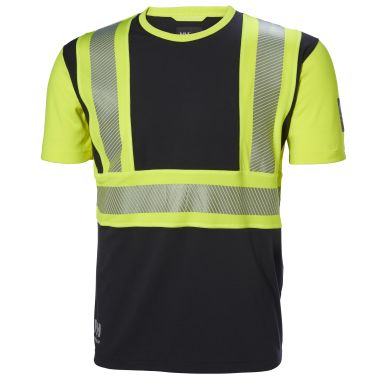 Helly Hansen Workwear ICU T-skjorte varsel, svart/gul